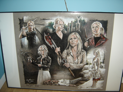  Buffy framed artwork