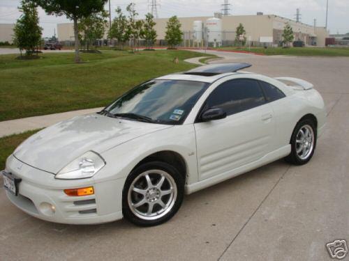 I get to call this one MINE. 2002 Mitsubishi Eclipse GT, which was a present from my father. 