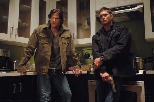 Jensen & Jared as Dean & Sam