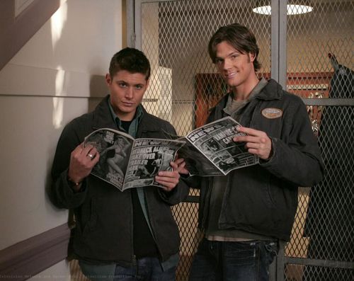  Jensen and Jared as Dean & Sam