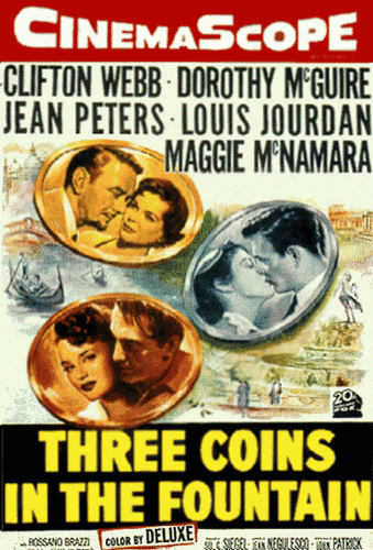  Three Coins in the mata air, air pancut Poster