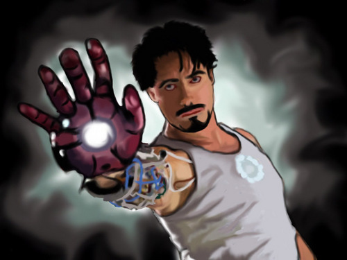  iron man प्रशंसक art (speedpainting)