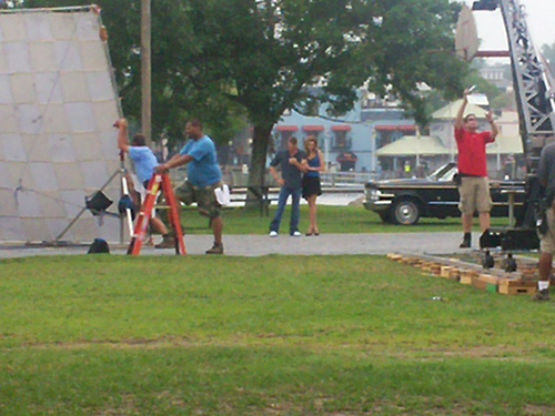  Chad & Hil filming RC scene.