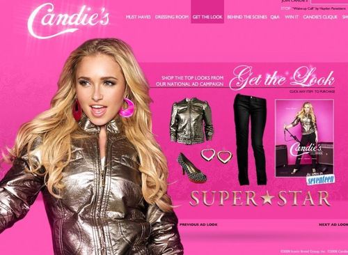 Hayden’s Candie's Fall '08 Campaign