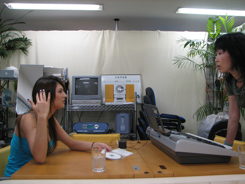  Leah at company's office