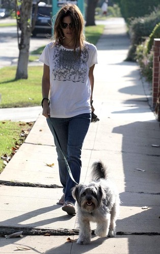  Rachel Walking Her Cani