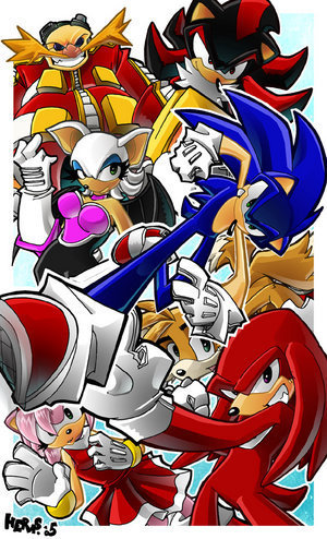  Sonic and Knuckles with others