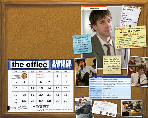  August 2008 Desktop Calendar