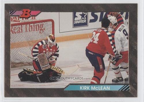  Kirk McLean at the 1992 All-Star Game
