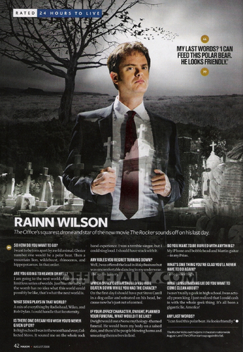  Rainn Wilson in 'Maxim'