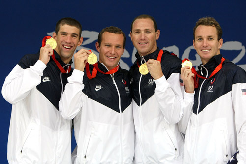  US wins Men's 4 x 100m Medley Relay goud with new WR