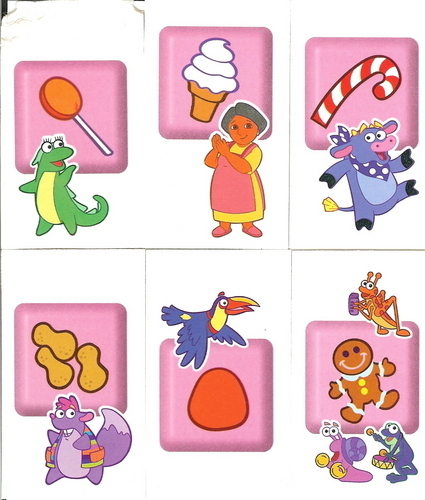 Candy Land Dora Specialty Cards