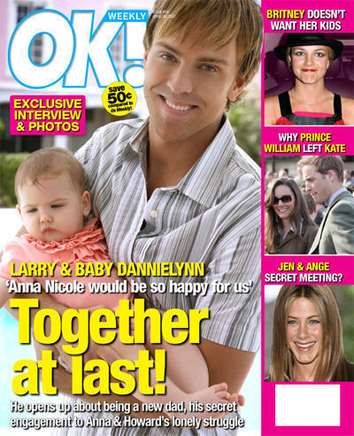 Celebs showing off their babies to OK!