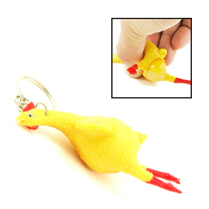  Chicken Laying Egg Keychain