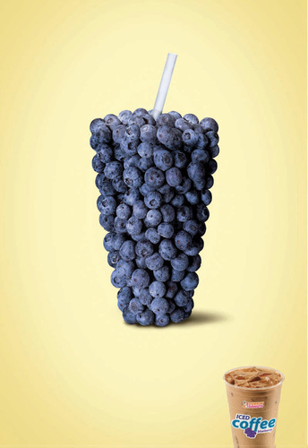 Dunkin' Donuts: Iced Coffee Blueberry