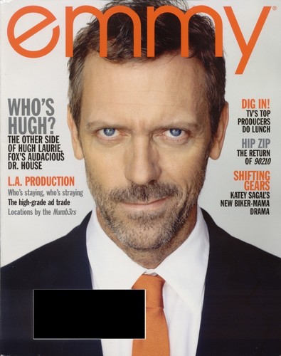  Hugh Laurie in Emmy Magazine