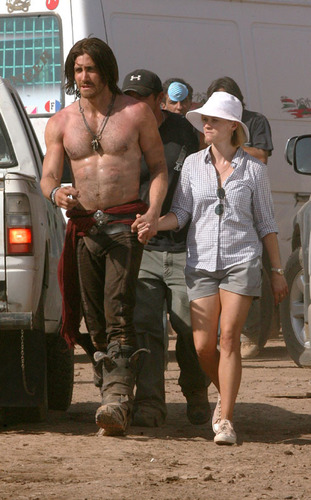  Jake on Set - Prince of Persia: The Sands of Time
