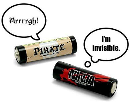  Pirate and Ninja batteries