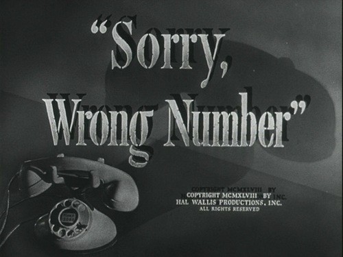  Sorry, Wrong Number movie titel screen