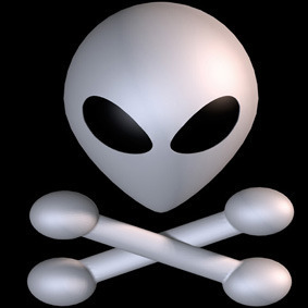  우주 Pirate logo
