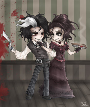 Sweeney Todd and Mrs. Lovet