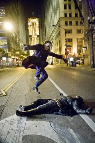  The Joker and batman
