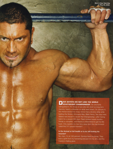 WWE Magazine - Batista