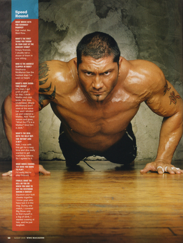 WWE Magazine - Batista