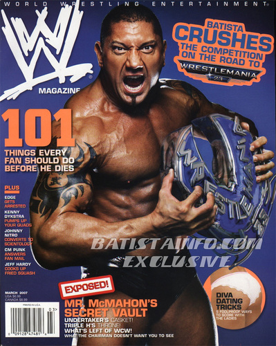  WWE Magazine March '07 Cover