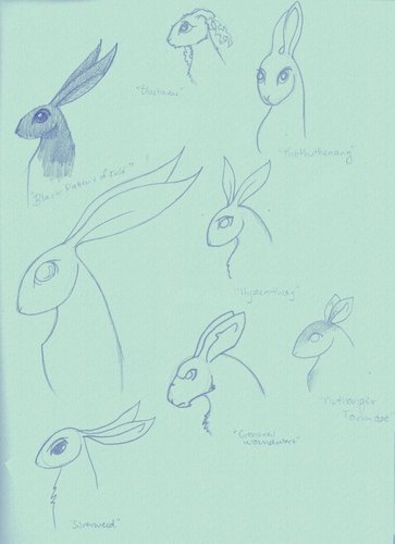  Watership Down Sketches por d-fly