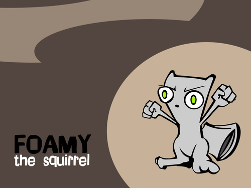  Foamy the 다람쥐
