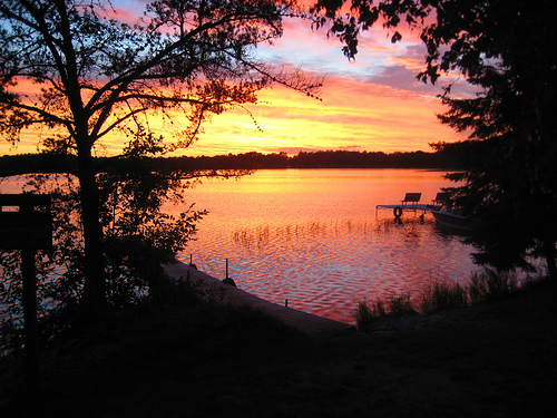  Little mbwa mwitu Lake, Minnesota