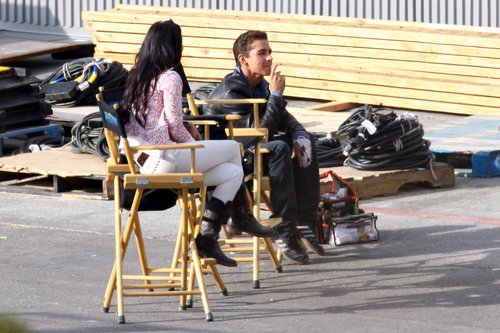  Shia & Megan On Set Transformers 2