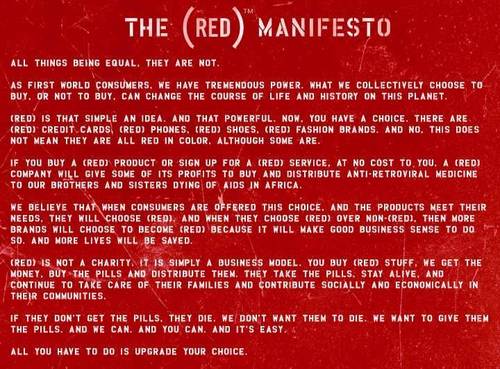  (Product) Red Manifesto