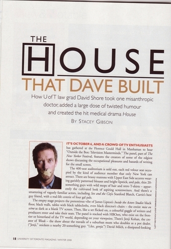 Interview with David Shore (Page 1)