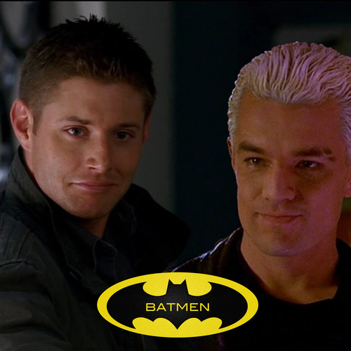  Batmen! Spike and Dean