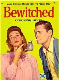  Bewitched vintage colouring book