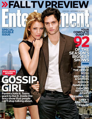  EW September 2008 Cover: Dan and Serena
