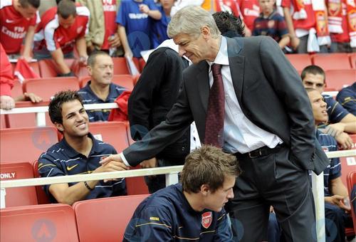  Fabregas and wenger