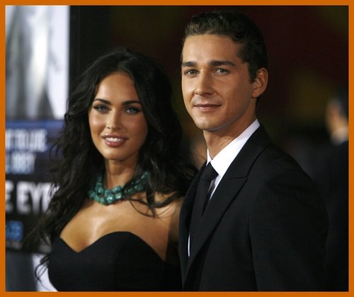 Megan Fox And Shia LaBeouf At The Premiere Of The Movie Eagle Eye