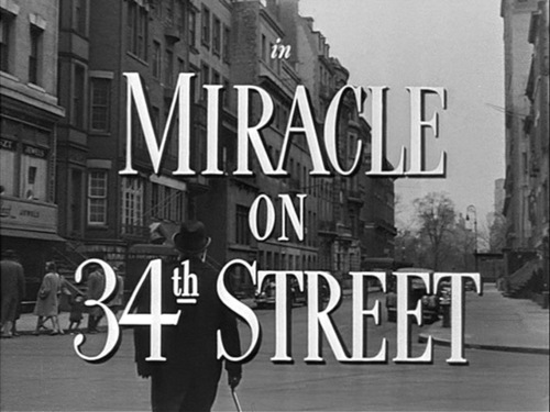 Miracle On 34th Street movie title screen