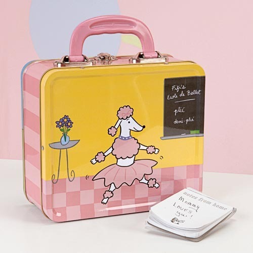 Pink Poodle Lunch Box