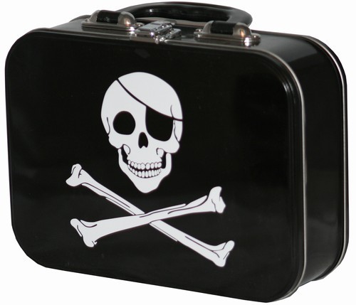  Pirate Skull and Crossbones Lunch Box