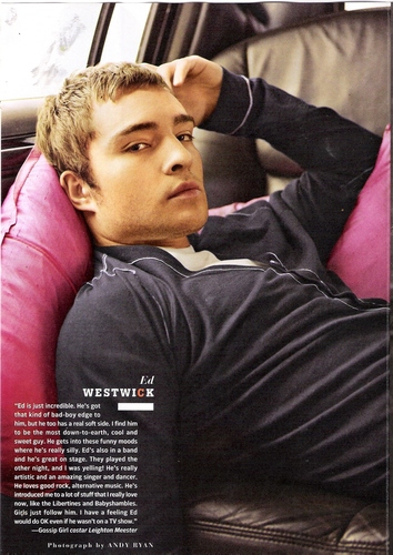  TV Guide Sexiest Stars: Ed Westwick