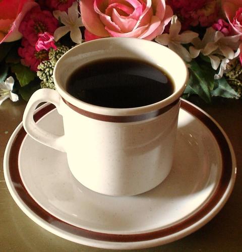  coffee n Blumen