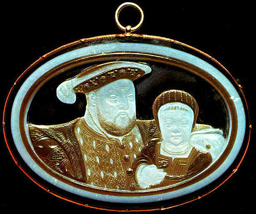  Cameo of Henry VIII and Prince Edward