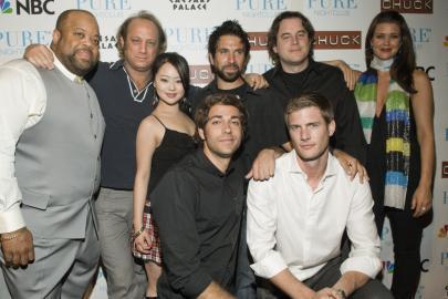  Cast of 'Chuck' @ the 'Chuck' Season Two Launch Party @ Pure Nightclub
