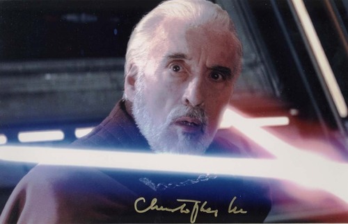 Christopher Lee in Star Wars