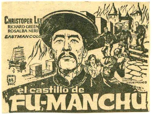 The Castle Of Fu-Manchu foreign poster