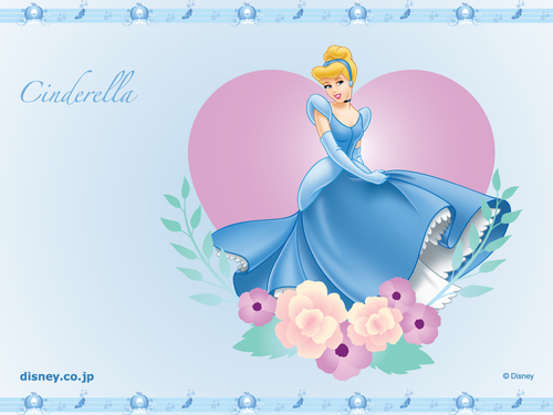  Walt Disney kertas-kertas dinding - Princess Cinderella